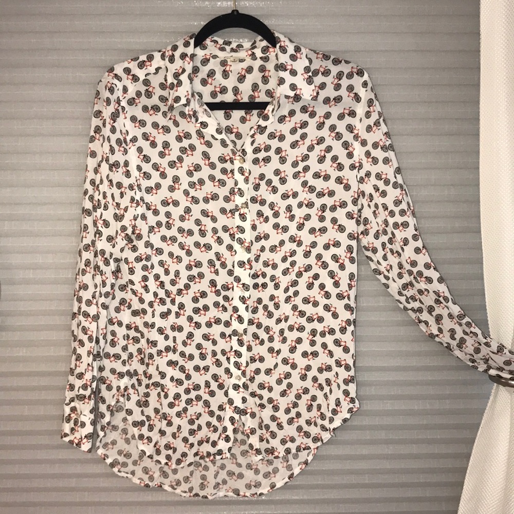 New Bicycle button down top!